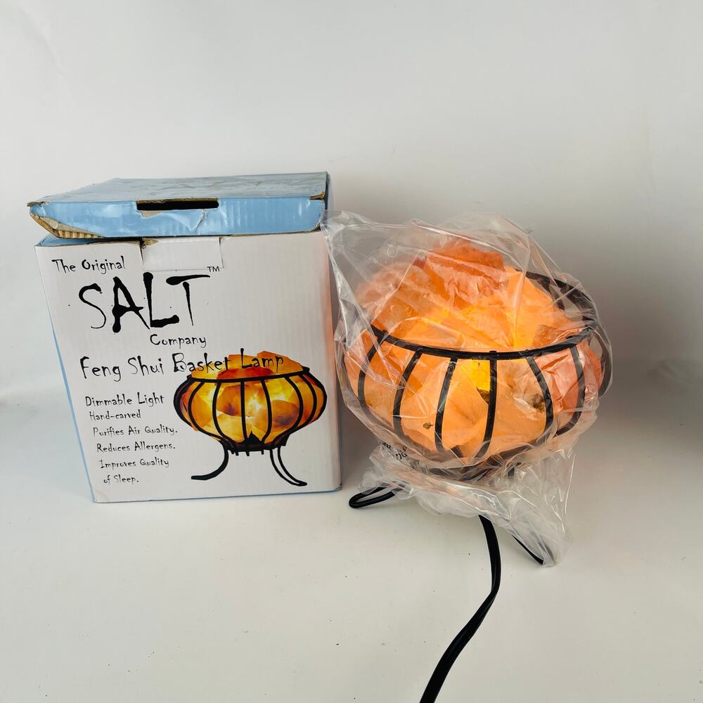 Original Salt Company Feng Shui Basket Lamp Dimmable Light